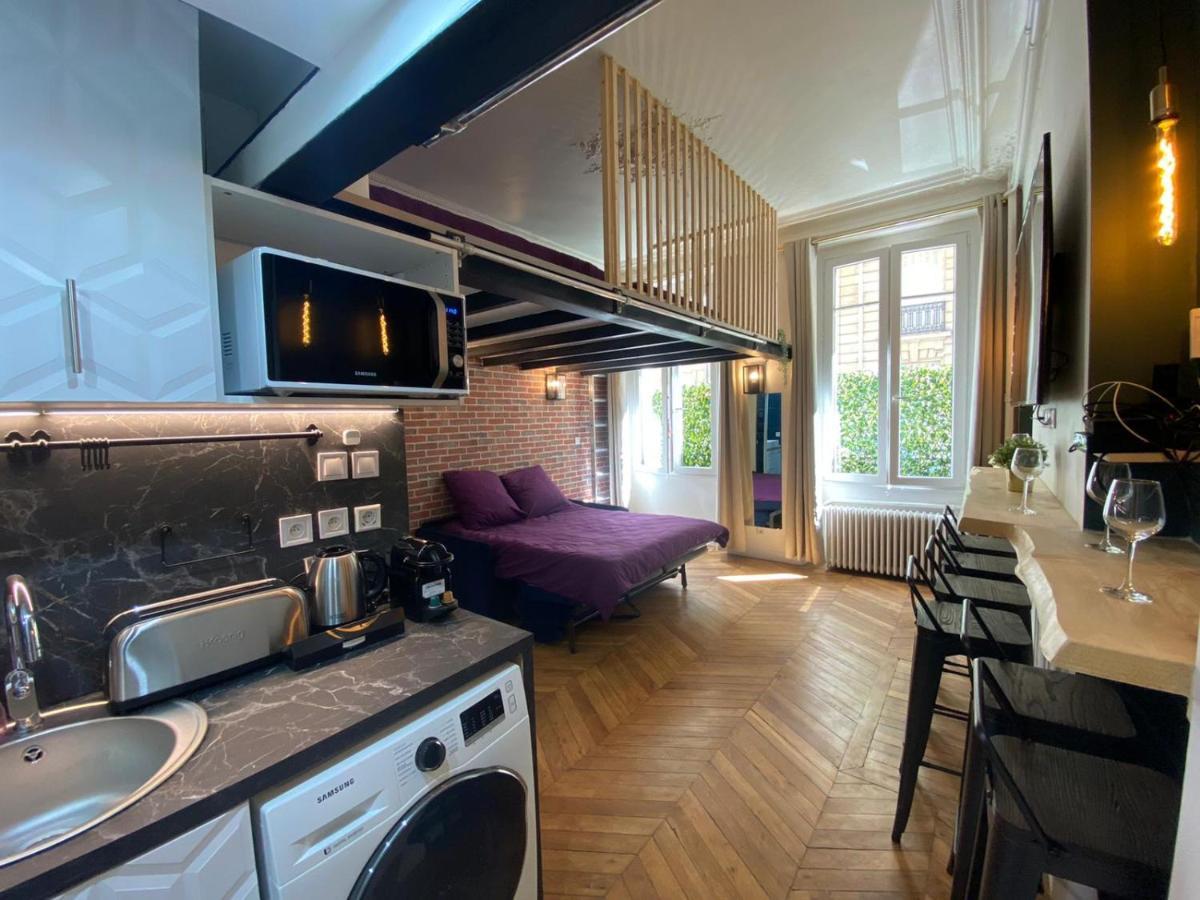 Beautiful Mini Loft Near Saint-Lazare Apart otel Paris Dış mekan fotoğraf