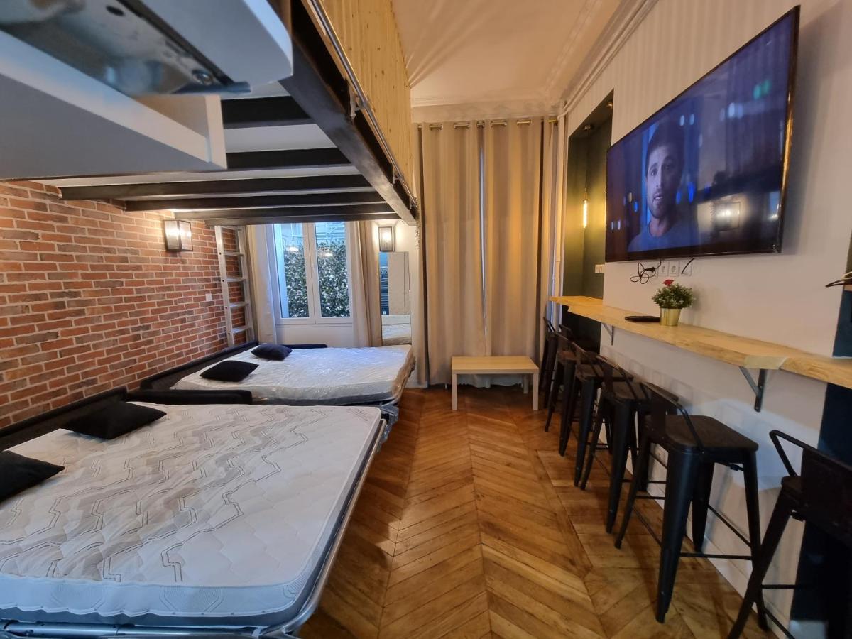 Beautiful Mini Loft Near Saint-Lazare Apart otel Paris Dış mekan fotoğraf